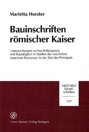 Bauinschriften romischer Kaiser