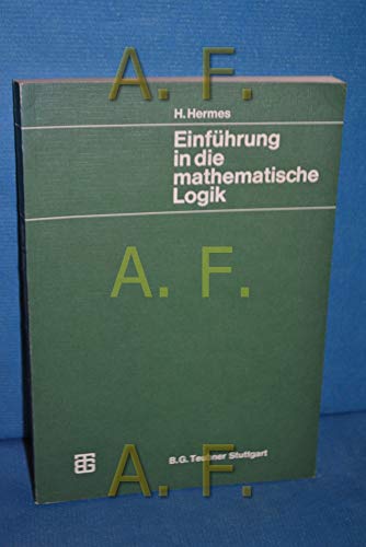 Einfuhrung in die mathematische Logik