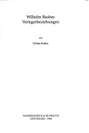 Wilhelm Raabes Verlegerbeziehungen
