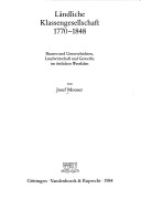 Ländliche Klassengesellschaft, 1770-1848