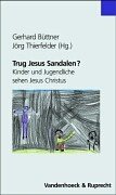 Trug Jesus Sandalen Kinder und Jugendliche sehen Jesus Christus.