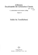 Ullmann's Encyklopaedie Der Technischen Chemie