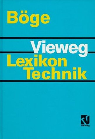 Vieweg Lexikon Technik.