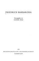 Friedrich Barbarossa