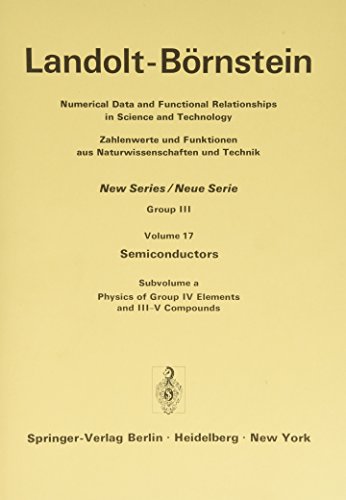 Physics of Group IV Elements and III V Compounds Physik der Elemente der IV. Gruppe und der III V Verbindungen