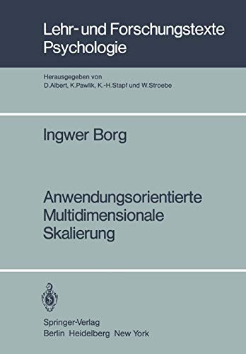 Anwendungsorientierte Multidimensionale Skalierung
