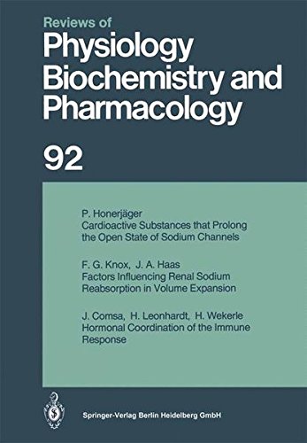 Reviews of Physiology, Biochemistry and Pharmacology