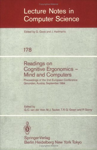 Readings on Cognitive Ergonomics, Mind and Computers