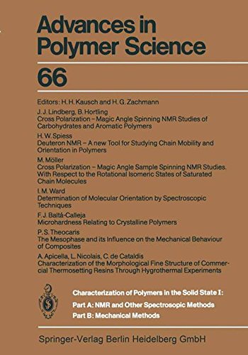 Characterization Of Polymers In The Solid State I