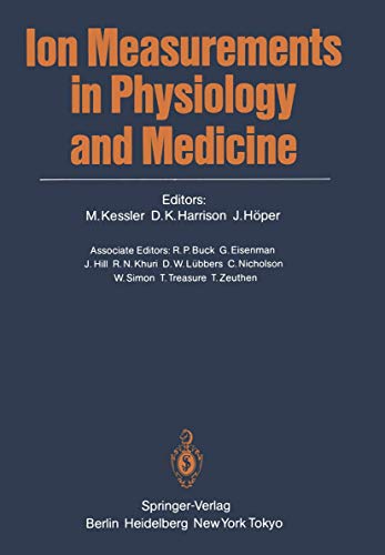 Ion Measurements In Physiology And Medicine