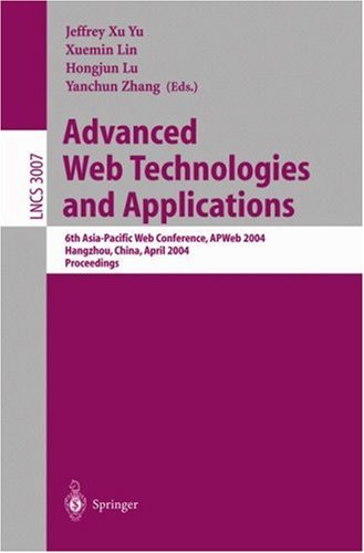 Advanced Web Technologies And Applications