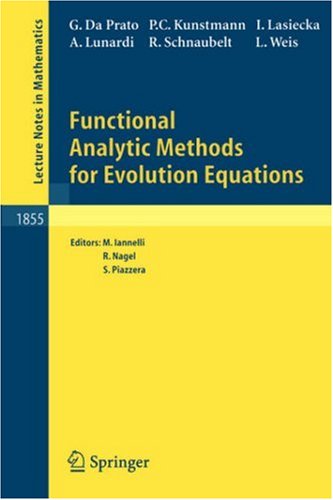 Functional analytic methods for evolution equations