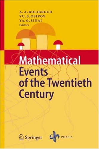 Mathematical Events Of The Twentieth Century