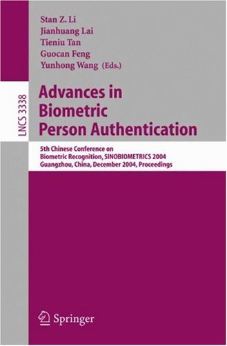 Advances In Biometric Person Authentication: 5th Chinese Conference On Biometric Recognition, SINOBIOMETRICS 2004, Guangzhou, China, December 13-14, ...
