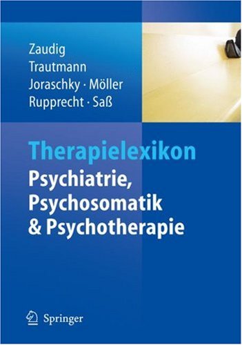 Therapielexikon Psychiatrie Psychosomatik Psychotherapie