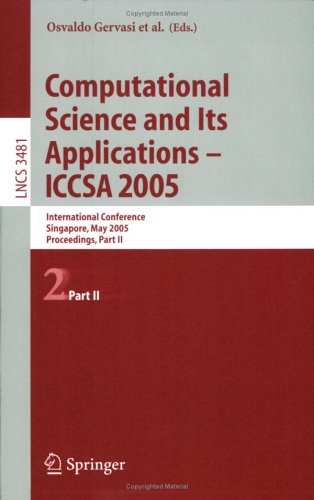 Computational Science and Its Applications ICCSA 2005 Part II