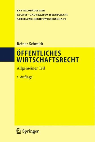 A-Ffentliches Wirtschaftsrecht: Allgemeiner Teil