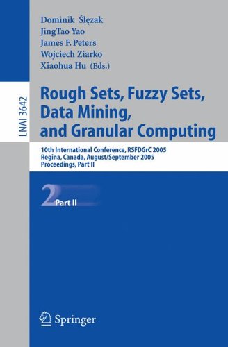 Rough Sets Fuzzy Sets Data Mining and Granular Computing