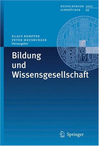 Bildung Und Wissensgesellschaft
