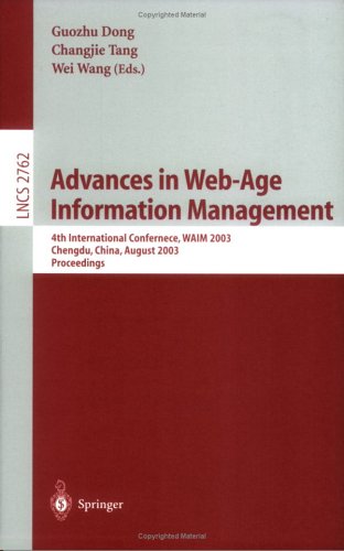 Advances in Web-Age Information Management