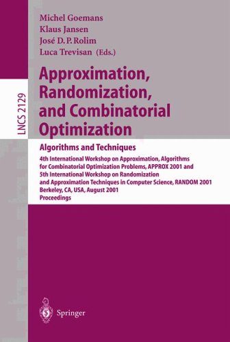 Approximation, Randomization and Combinatorial Optimization
