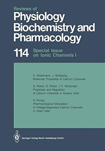 Reviews of Physiology Biochemistry and Pharmacology