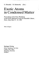 Exotic atoms in condensed matter