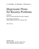 Hypersonic Flows For Reentry Problems: Volume I: Survey Lectures And Test Cases Analysis Proceedings Of Workshop Held In Antibes, France, 22–25 January 1990