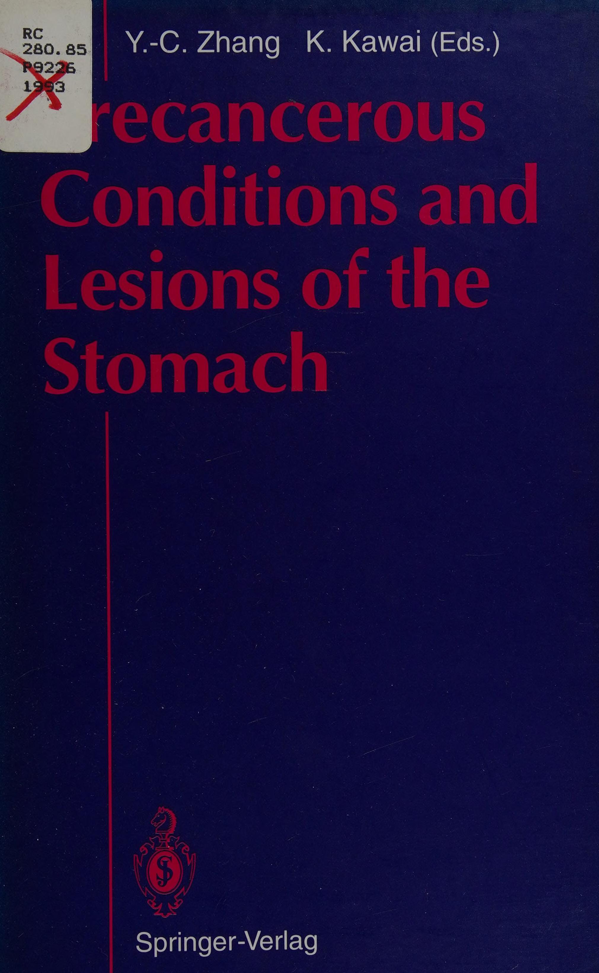 Precancerous conditions and precancerous lesions of the stomach