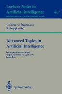 Advanced Topics in Artificial Intelligence International Summer School Prague Czechoslovakia July 6 17 1992