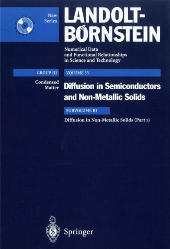 Diffusion In Non-Metallic Solids Without Volume Diffusion In Oxides