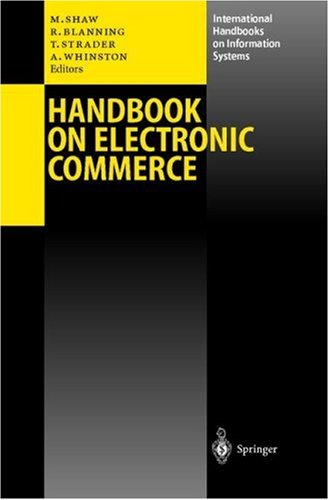 Handbook On Electronic Commerce