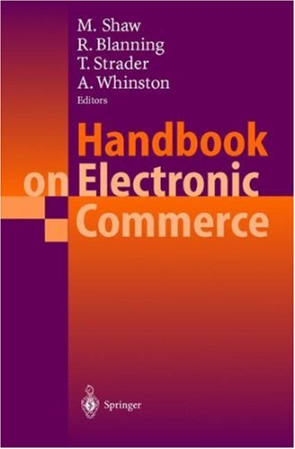 Handbook On Electronic Commerce