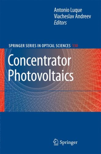 Concentrator Photovoltaics Springer Series in Optical Sciences Springer Series in Optical Sciences