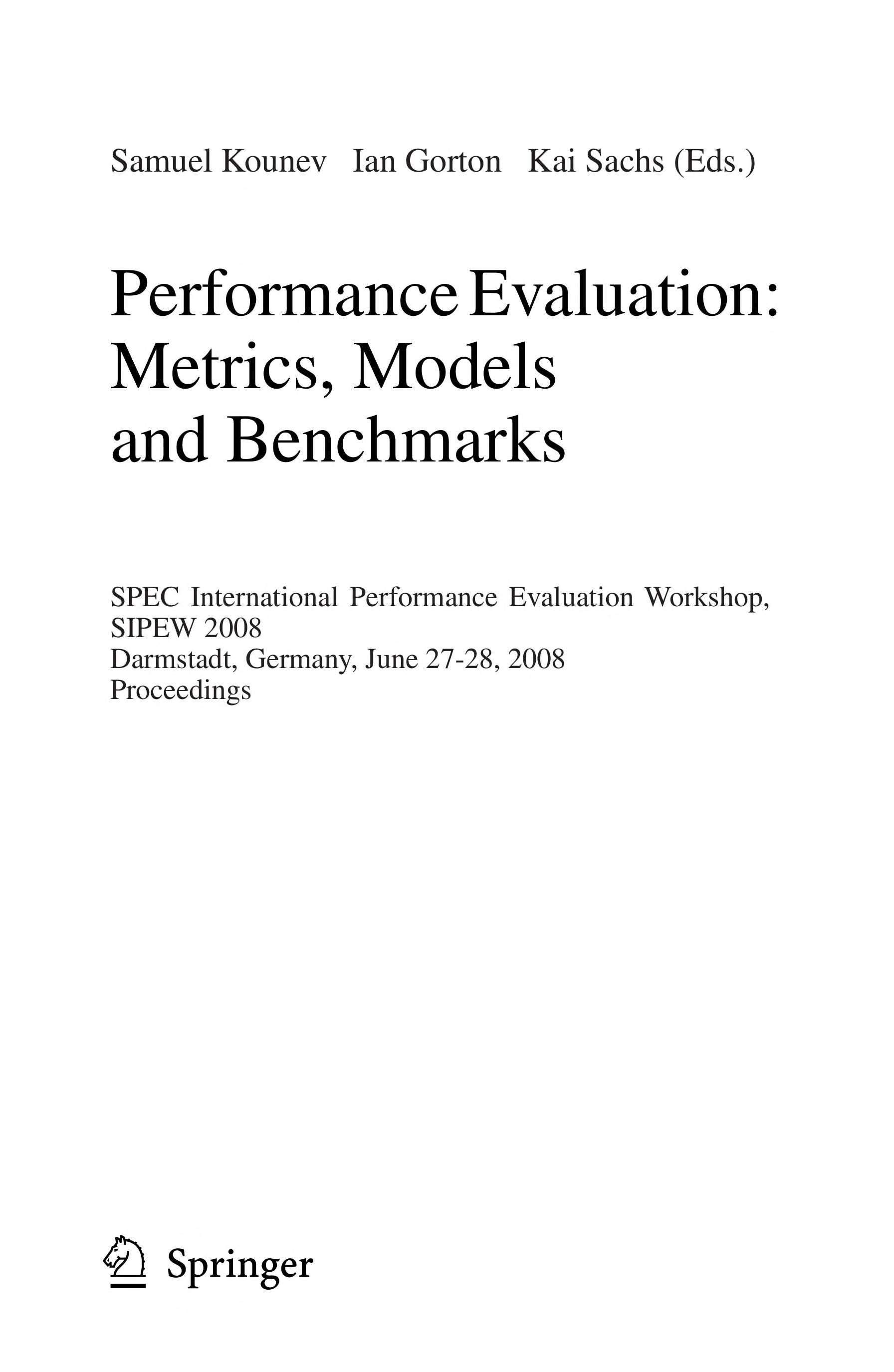 Performance Evaluation