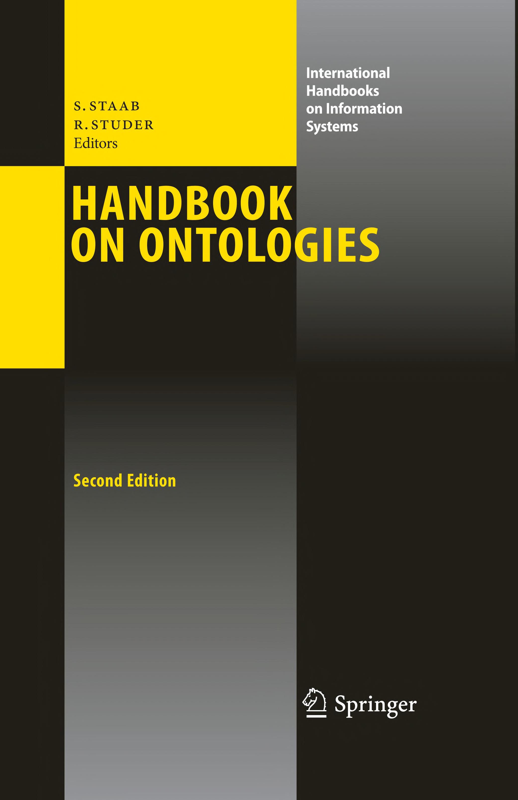 Handbook on ontologies