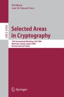 Selected Areas In Cryptography