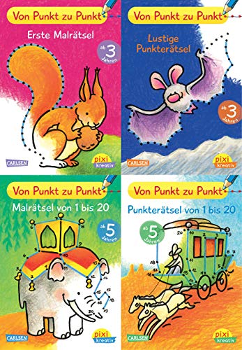 Pixi Kreativ Serie Nr. 21 : Von Punkt Zu Punkt. 4 X 7 Exemplare