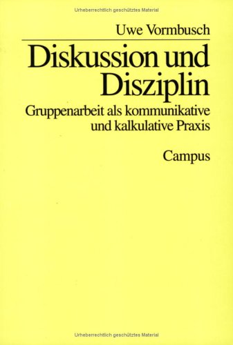 Diskussion Und Disziplin.