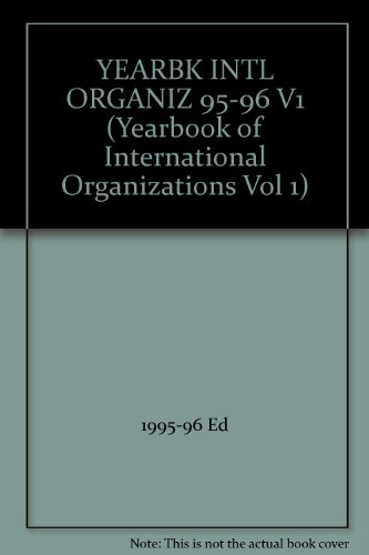 Yearbk Intl Organiz 95-96 V1