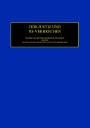 DDR-Justiz und NS-Verbrechen