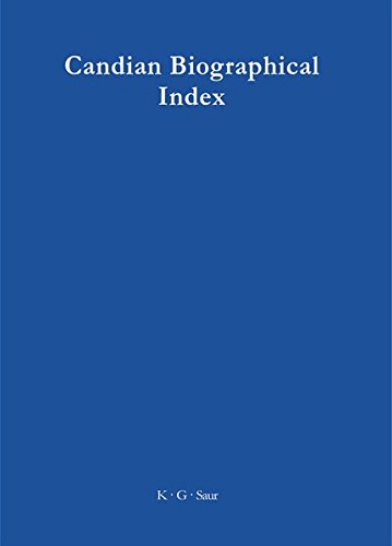 Canadian Biographical Index =
