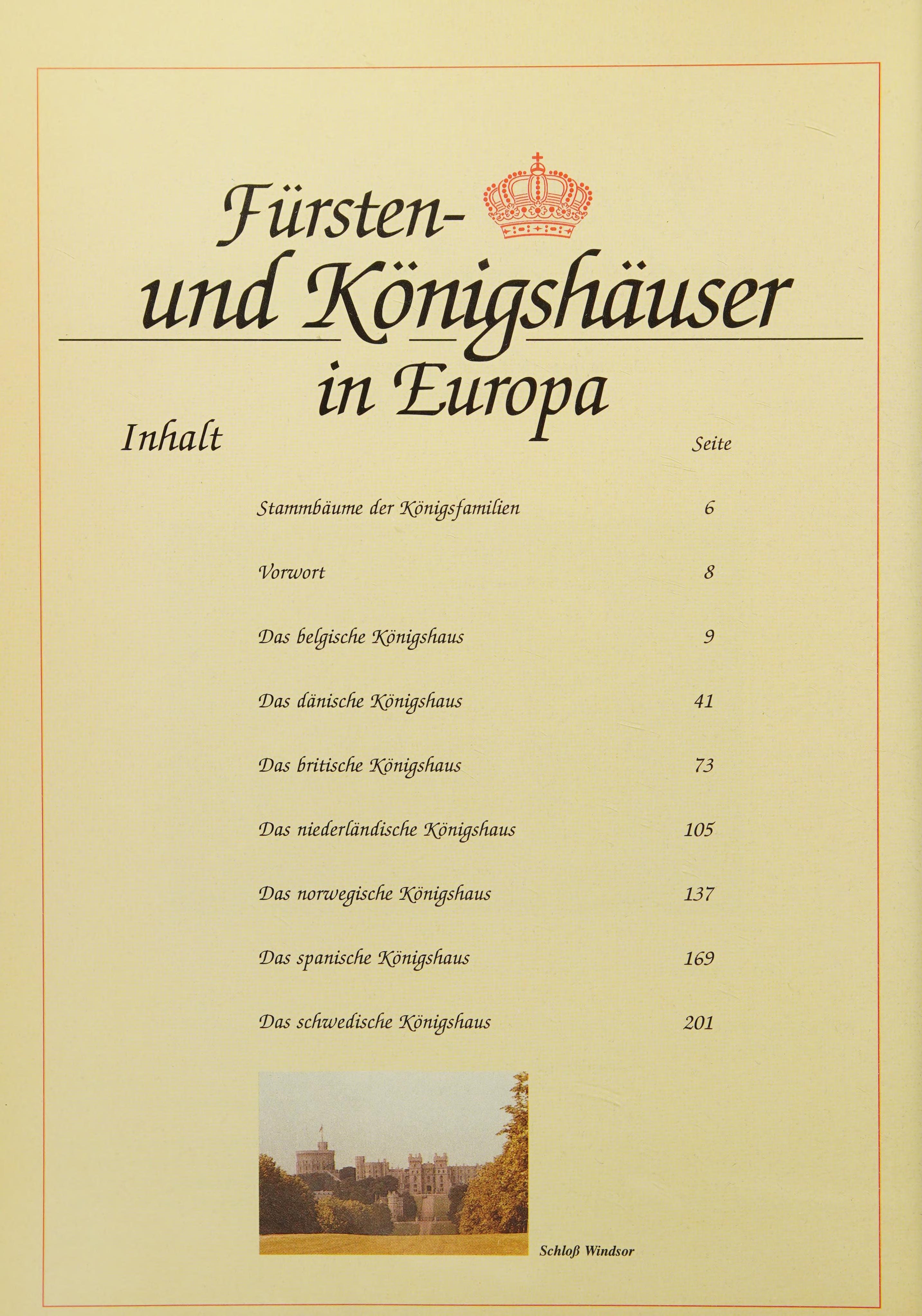 Fürsten- Und Königshäuser in Europa