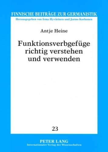 Funktionsverbgefuge richtig verstehen und verwenden