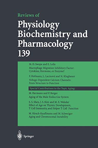 Reviews of Physiology Biochemistry and Pharmacology 139