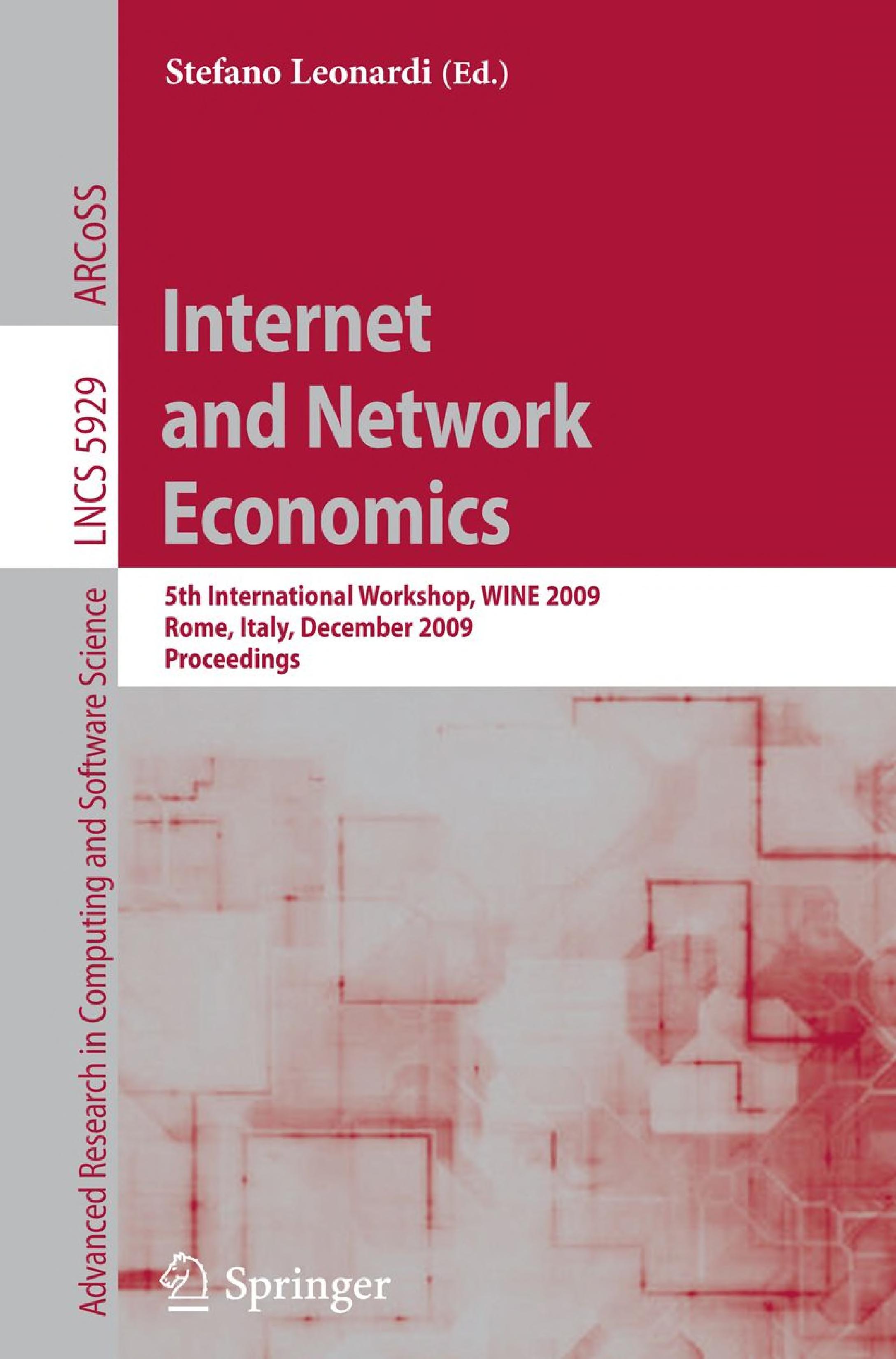 Internet and network economics