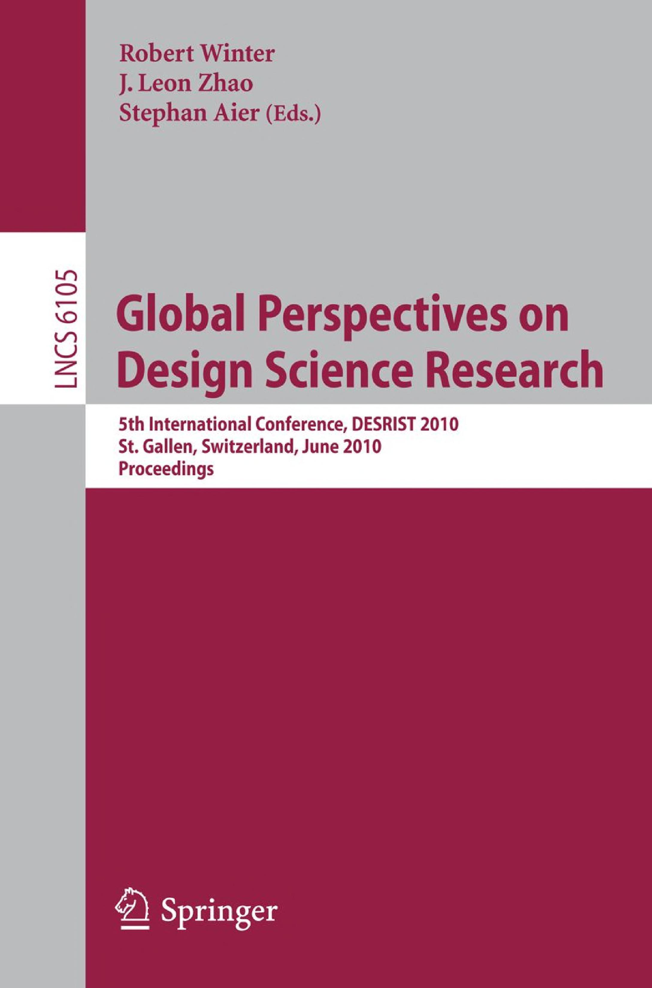 Global perspectives on design science research