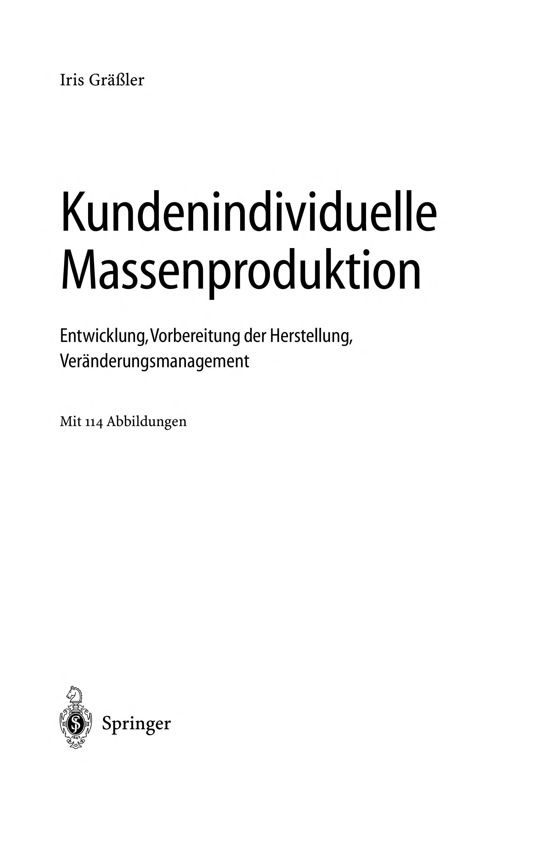 Kundenindividuelle Massenproduktion