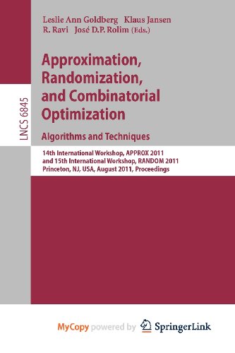 Approximation, Randomization, and Combinatorial Optimization. Algorithms and Techniques