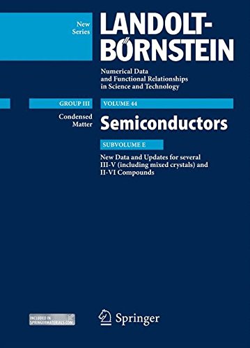 New Data And Updates For Several III-V (Including Mixed Crystals) And II-VI Compounds